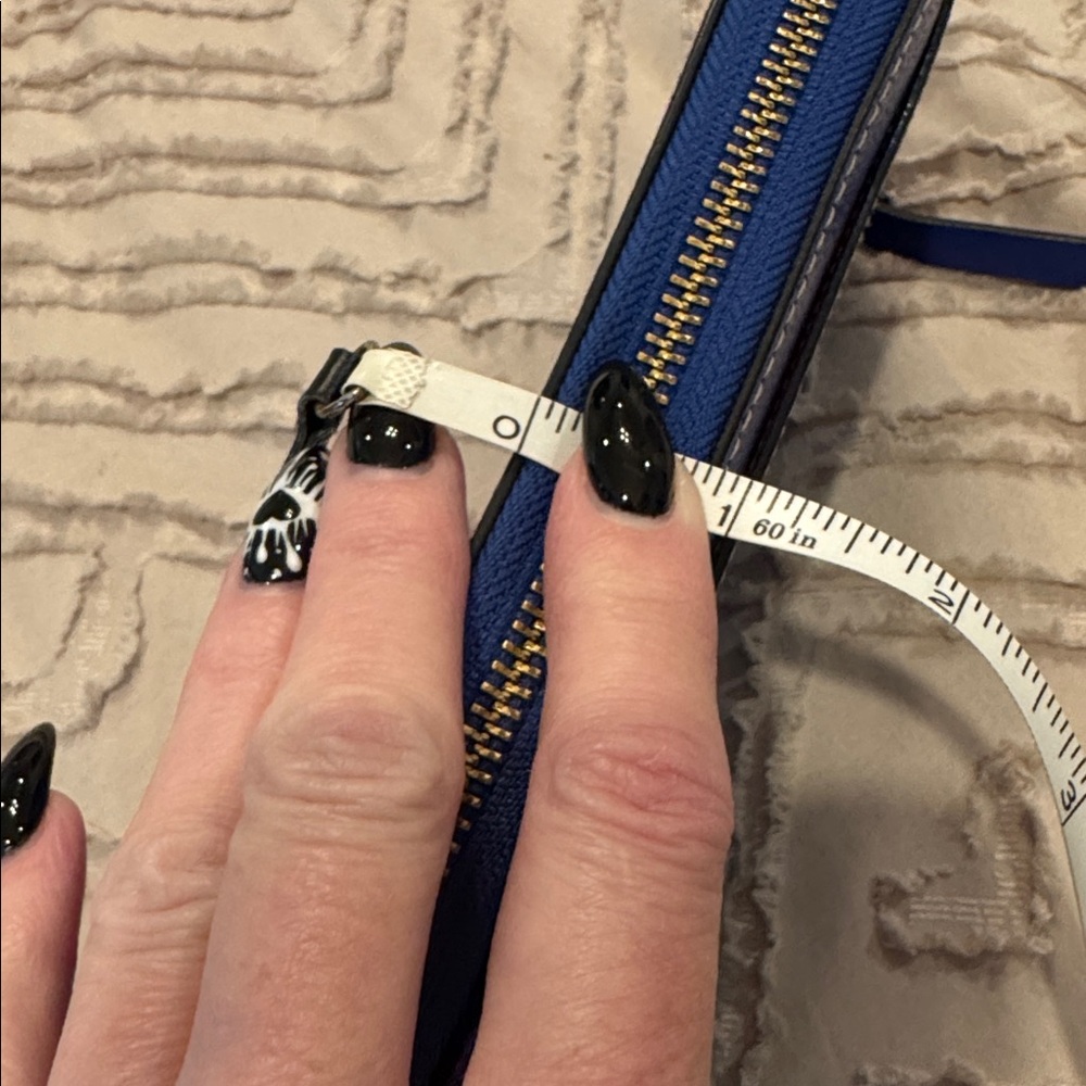 KATE SPADE NEW YORK Royal Blue Large Zip Wallet - Picture 12 of 15